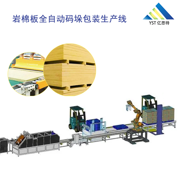 岩棉板包装码垛线